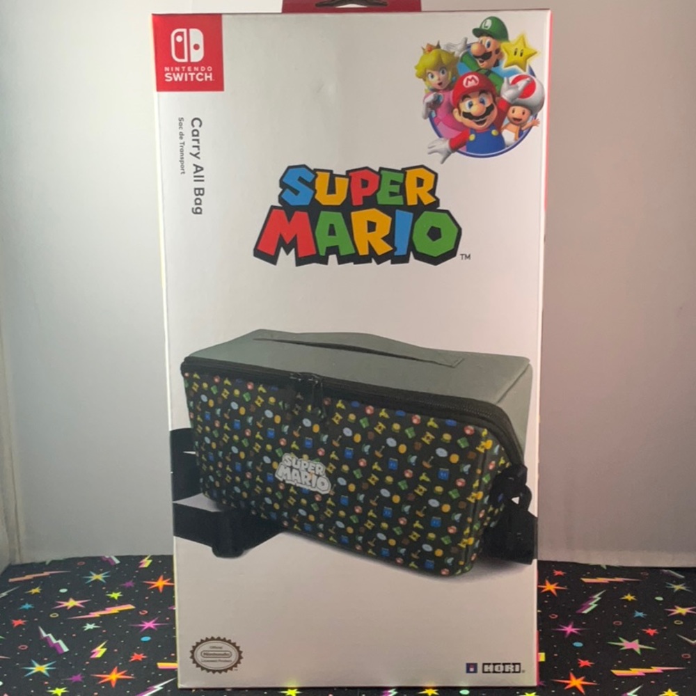 Brand New Hori Super Mario Carry All Bag